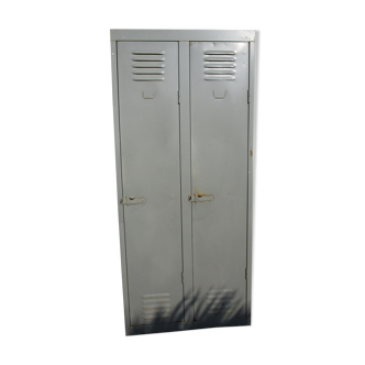 Metal wardrobe cabinet