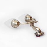 vintage duck brass wall light, brass torch light, flame globe, lighting, decoration