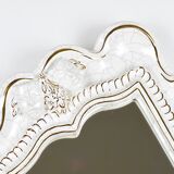 Art Deco Wall Mirror Theatre in Terracotta by Gmundner Keramik, Austria, 1930s