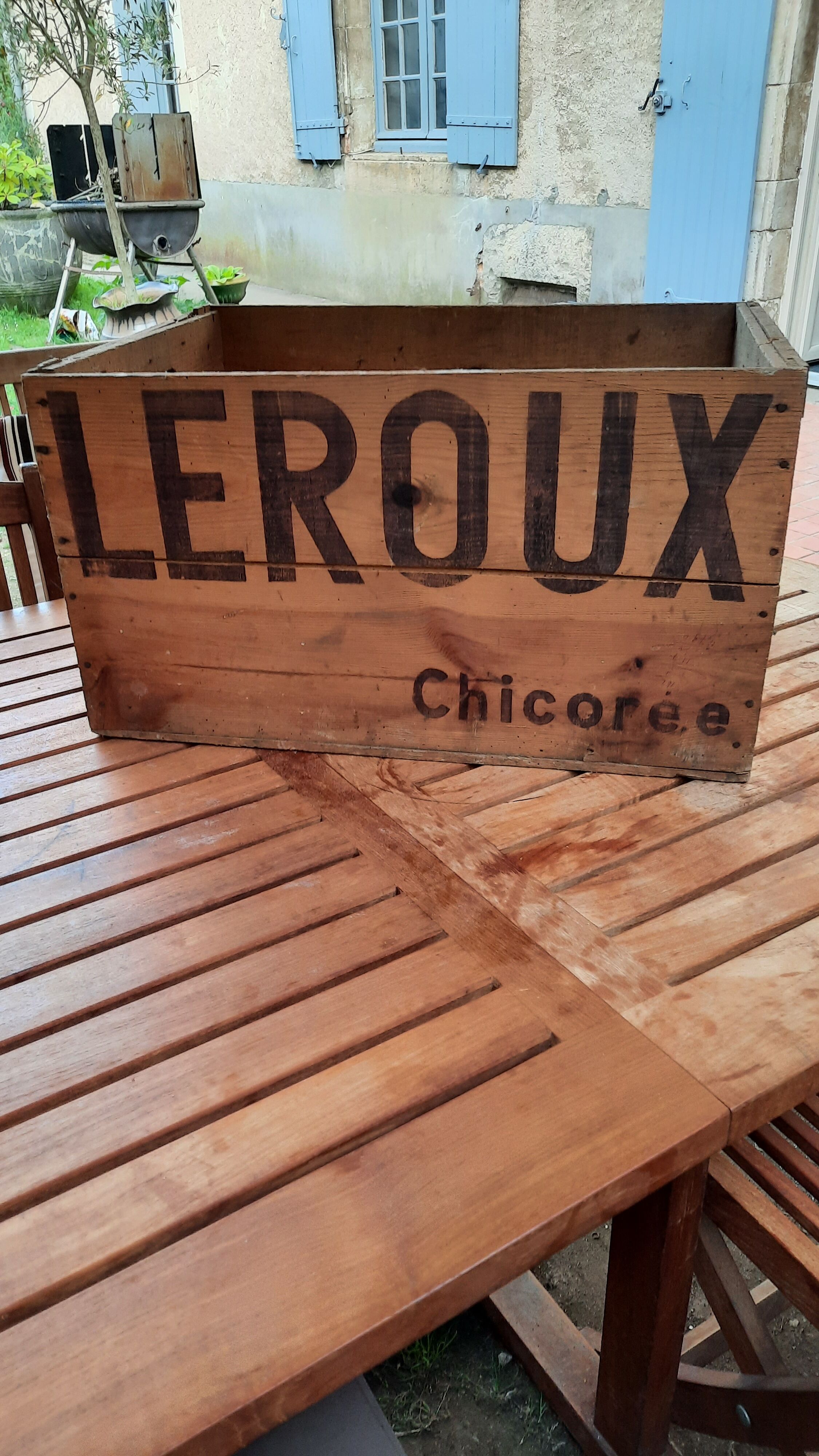 Wooden box Chicory Leroux