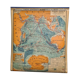 Vintage large format school map - Indian Ocean
