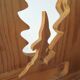 Lampe en sapin massif scandinave vintage