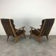 Trio of Free Span FS 123 armchairs 50s reconstruction style