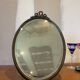 Miroir ancien à poser ou suspendre – Style Louis XVI, bronze, verre biseaut