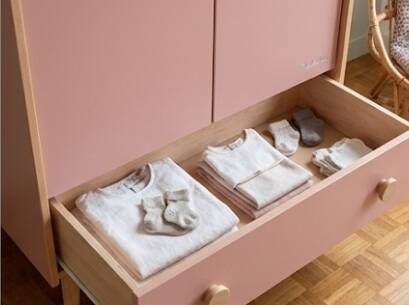 "Fifti" 2-Door Wardrobe Moulin Roty