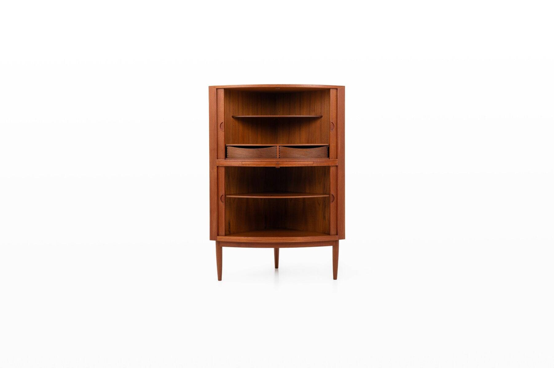 Danish corner cabinet by Johannes Andersen for Uldum Møbelfabrik, Denmark, 1960s