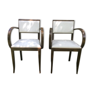 Paire de fauteuils bridge