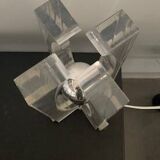 Vintage plexiglass lamp André Jean Doucin