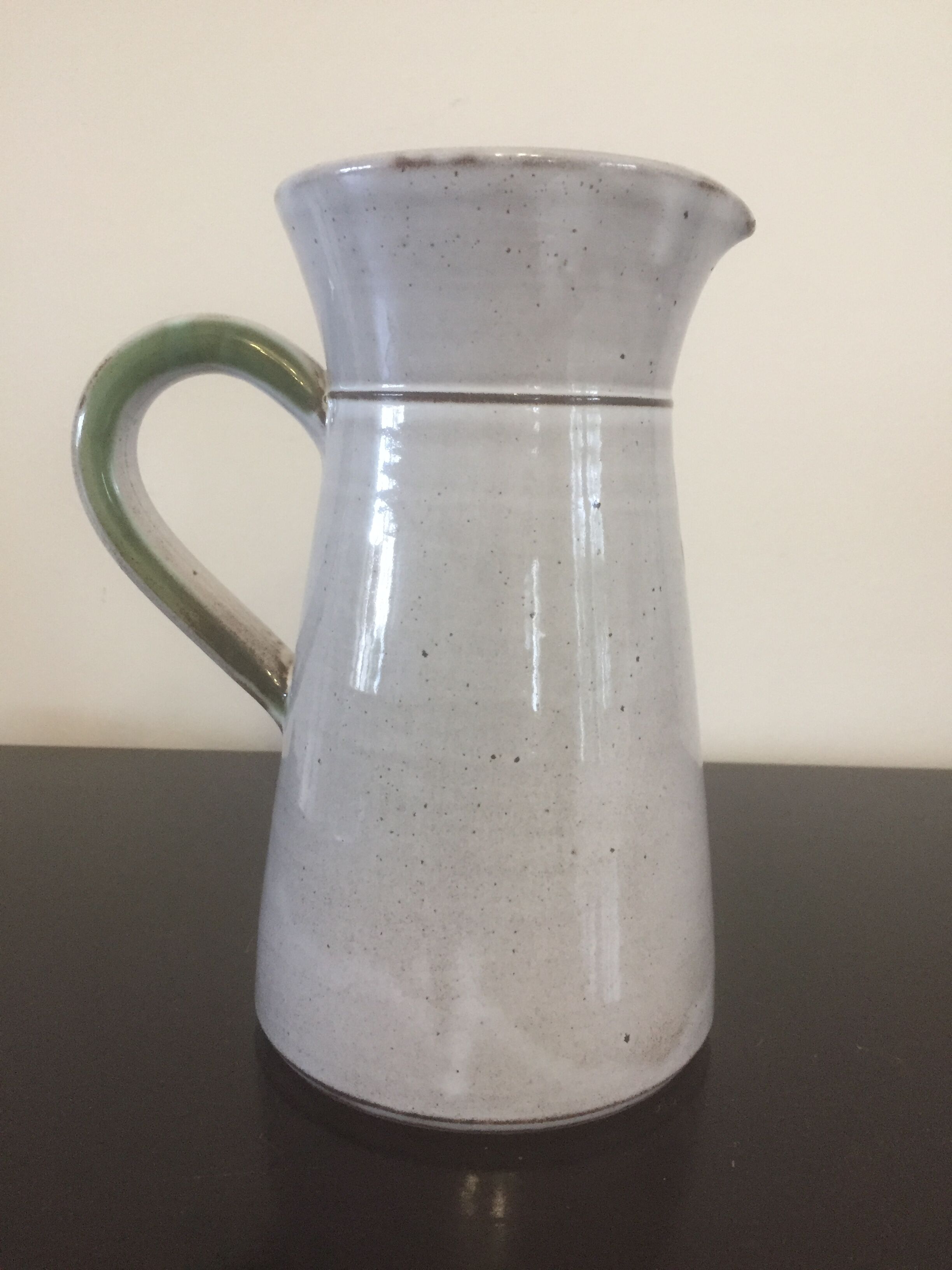 pitcher - VALLAURIS " NATOLI " - ceramics - daisies - vintage -