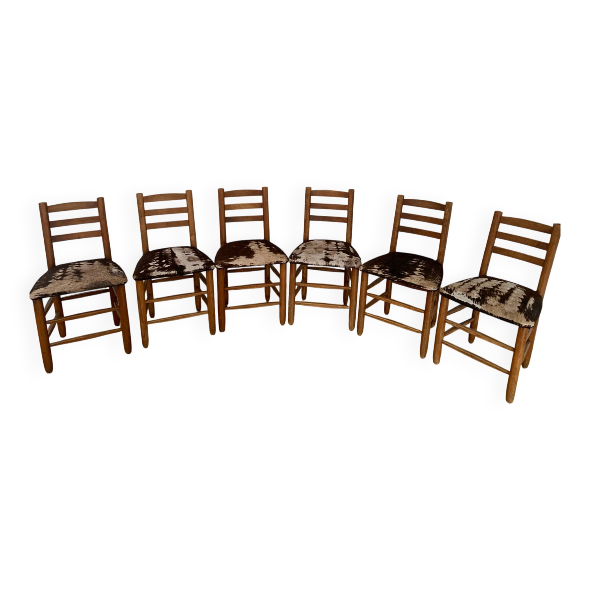 6 Bauche chairs by Charlotte Perriand