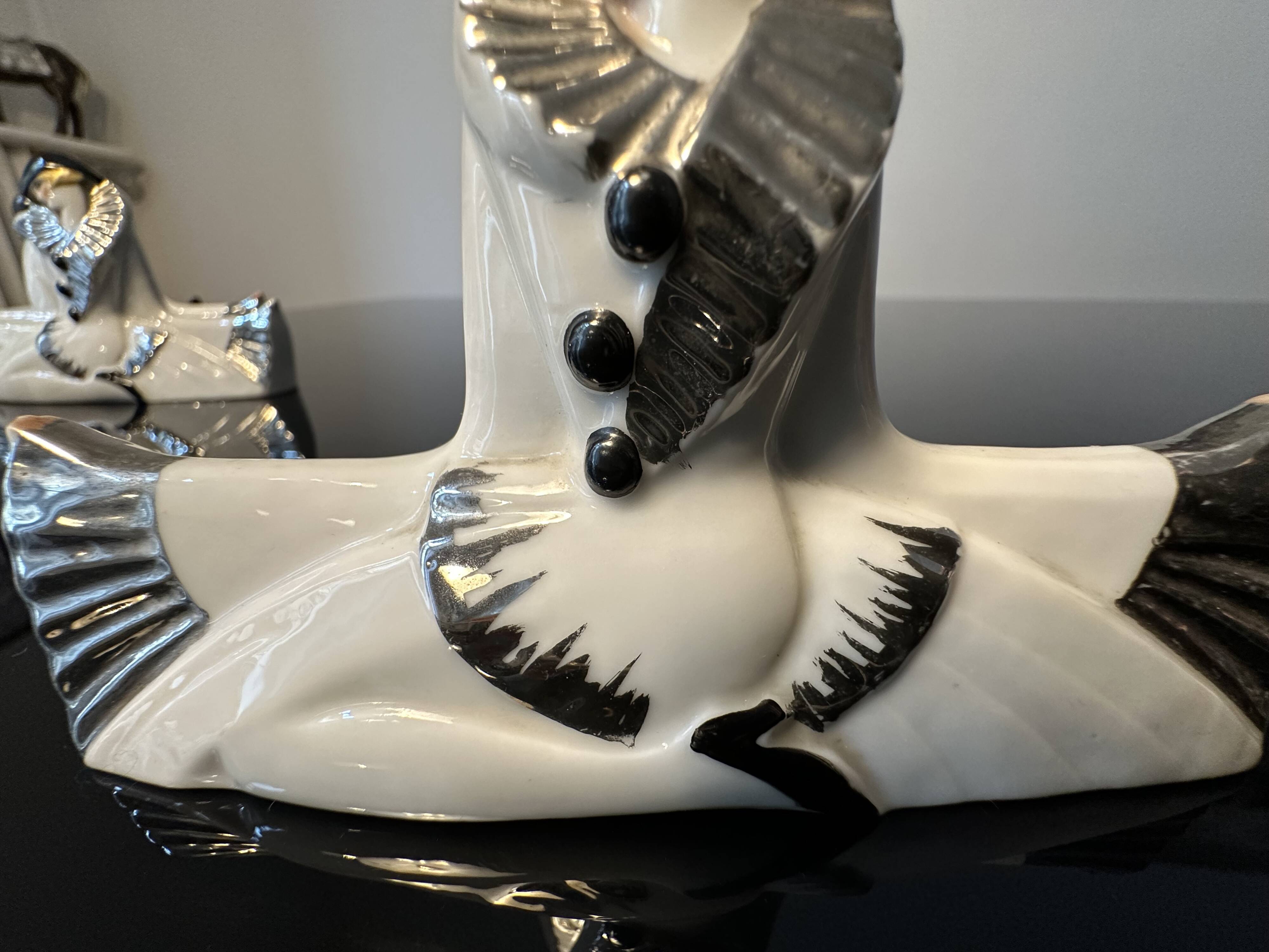 Knife holders (set of 10), Pierrot & Colombine