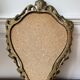 Golden rococo wall mirror