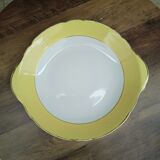 Round dish k and G Lunéville France daffodil model