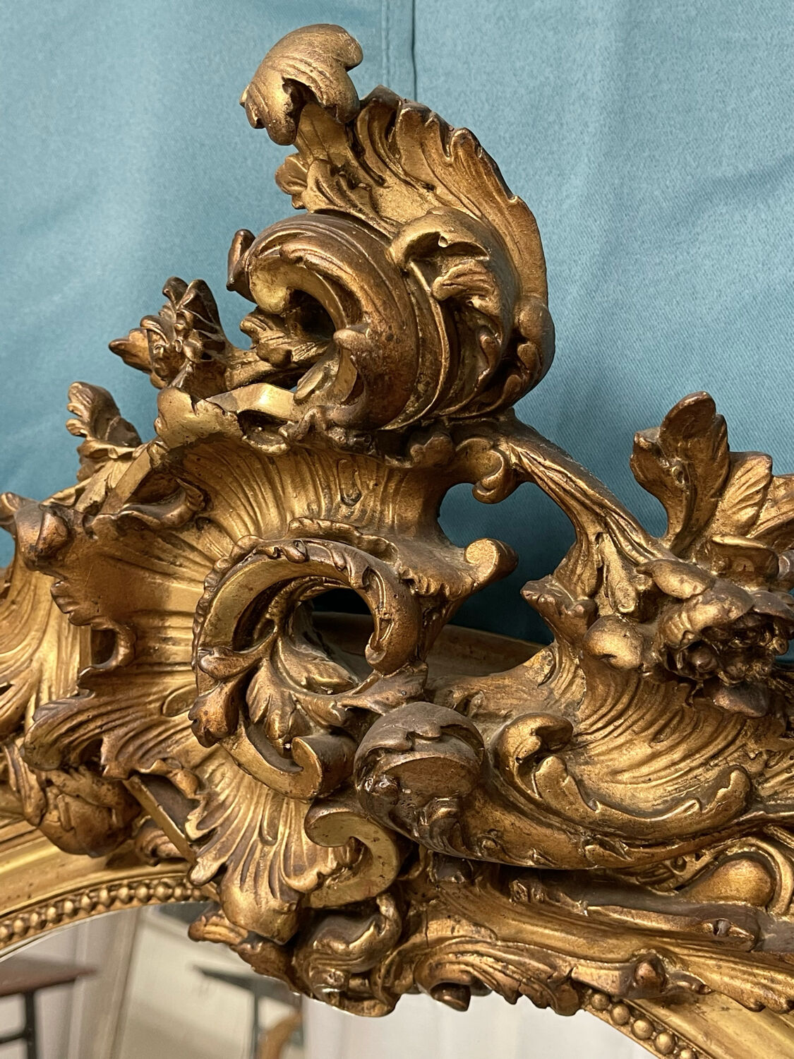 Mirror 151x108 cm old louis XV era Napoleon III