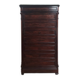 Grand meuble de métier 8 tiroirs en acajou époque Napoléon III