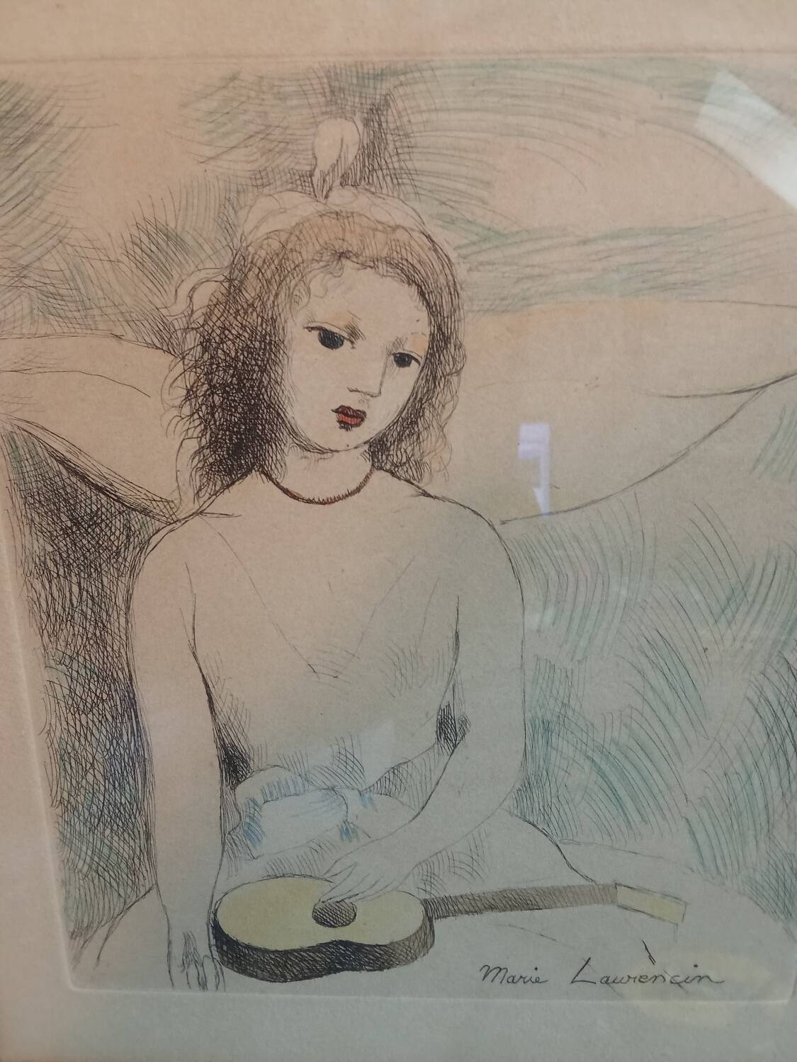 Original drawing by Marie Laurencin