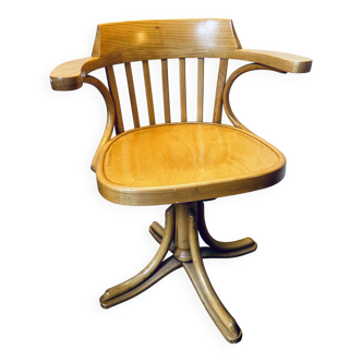 Bentwood office chair by Zpm radomsko, 1950s