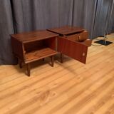 Paire de tables de chevet Italie années 1960