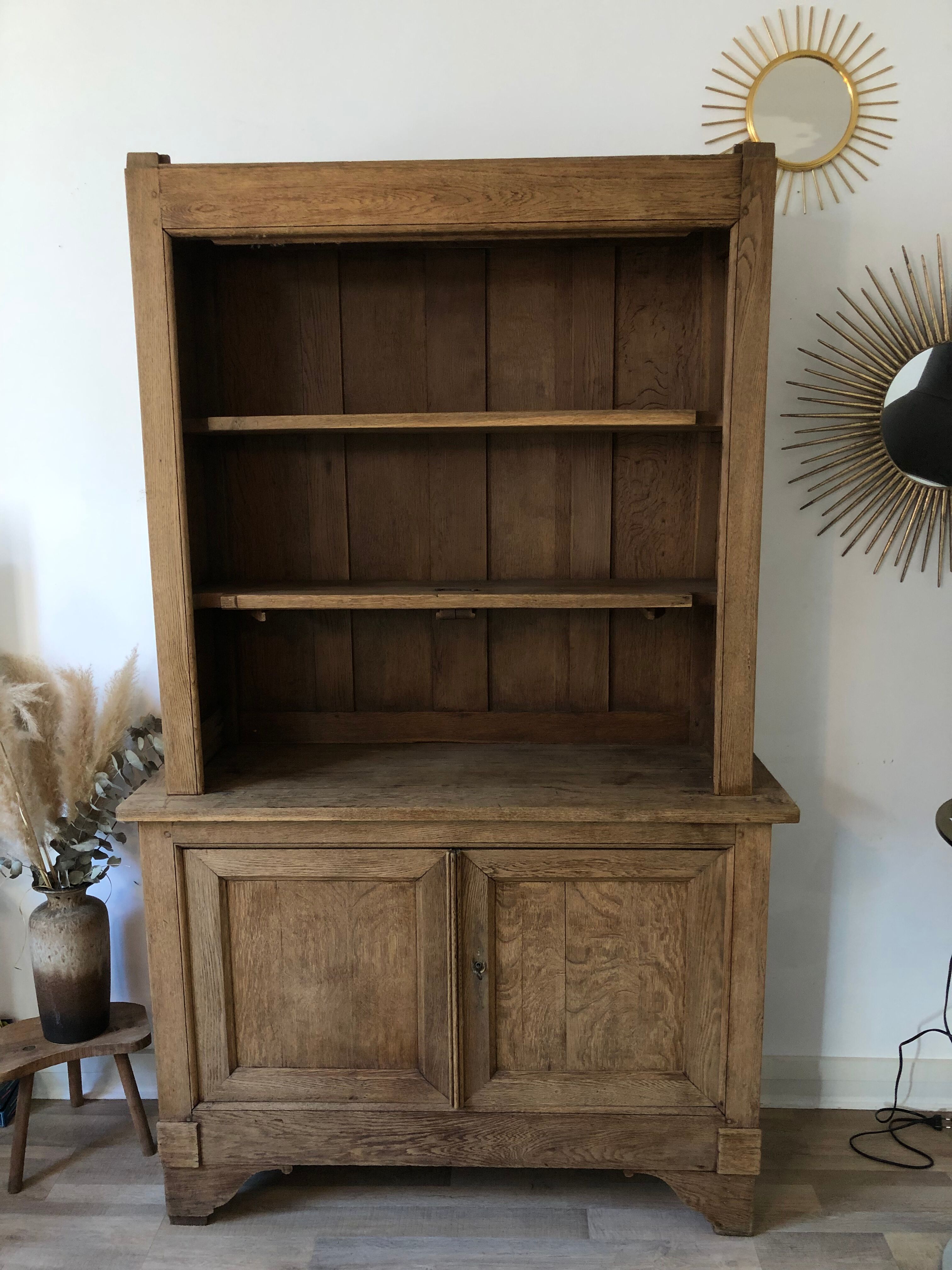 Solid oak cupboard