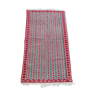 Tapis traditionnel rouge et vert en pure laine 115x210cm