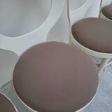 Set of 4 Baumann chairs, Mouette model, vintage 1950s