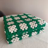 Plaid 70's bedspread