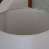 Pineapple wooden lamp with fabric shade 650mm