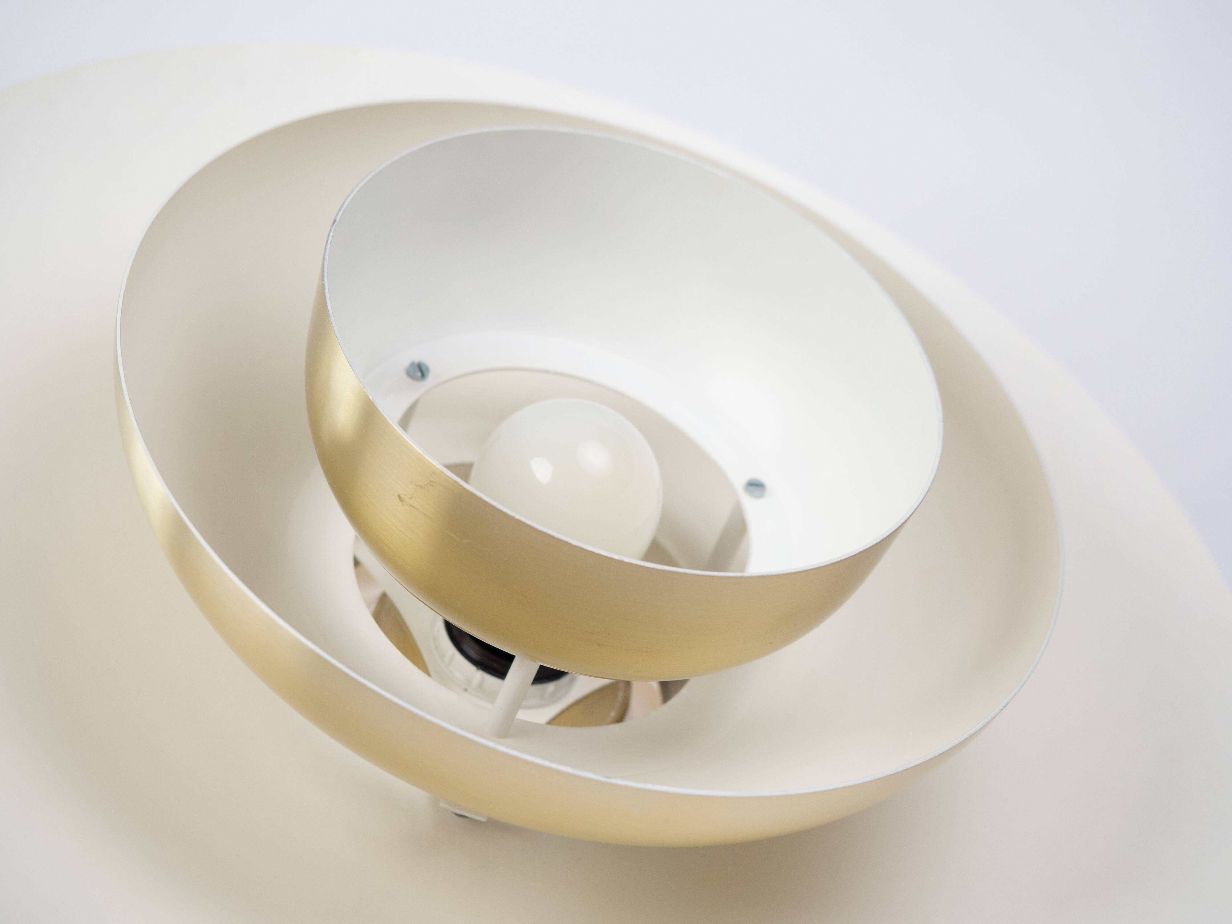Danish vintage Roma pendant lamp by Junge, 1980s