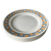 Lot 5 assiettes dessert Dolly