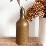 Brown stoneware bottle