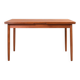 Table à manger extensible en teck danois des années 1960.