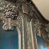 Buffet Normand à deux corps en chêne sculpté