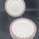 Service porcelain plates Limoges collab Bernardaud