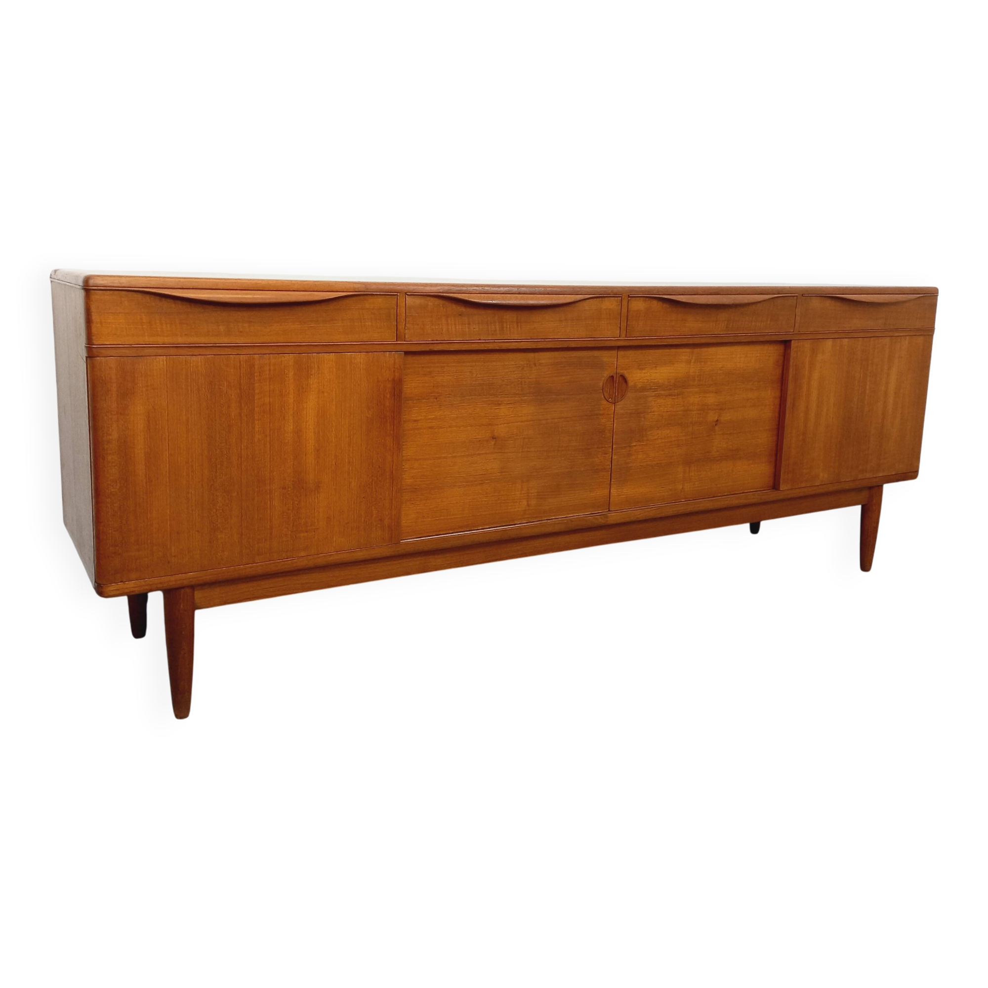 Vintage Scandinavian teak sideboard from the 60s, Johannes Andersen for Samcom