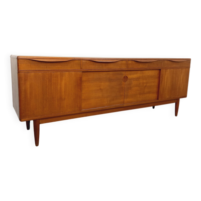 Enfilade vintage scandinave en teck années 60 Johannes Andersen pour Samcom
