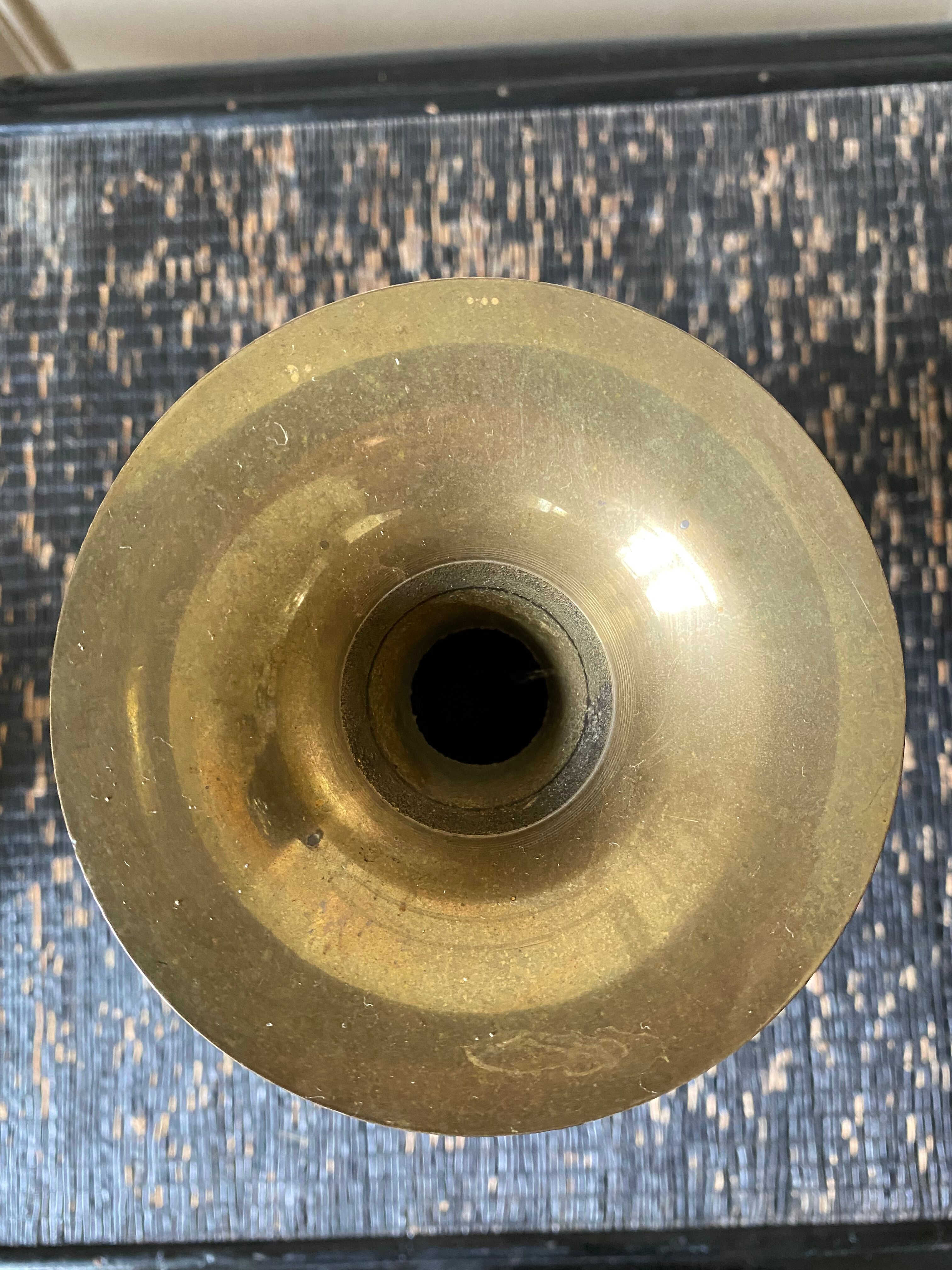 Brass vase