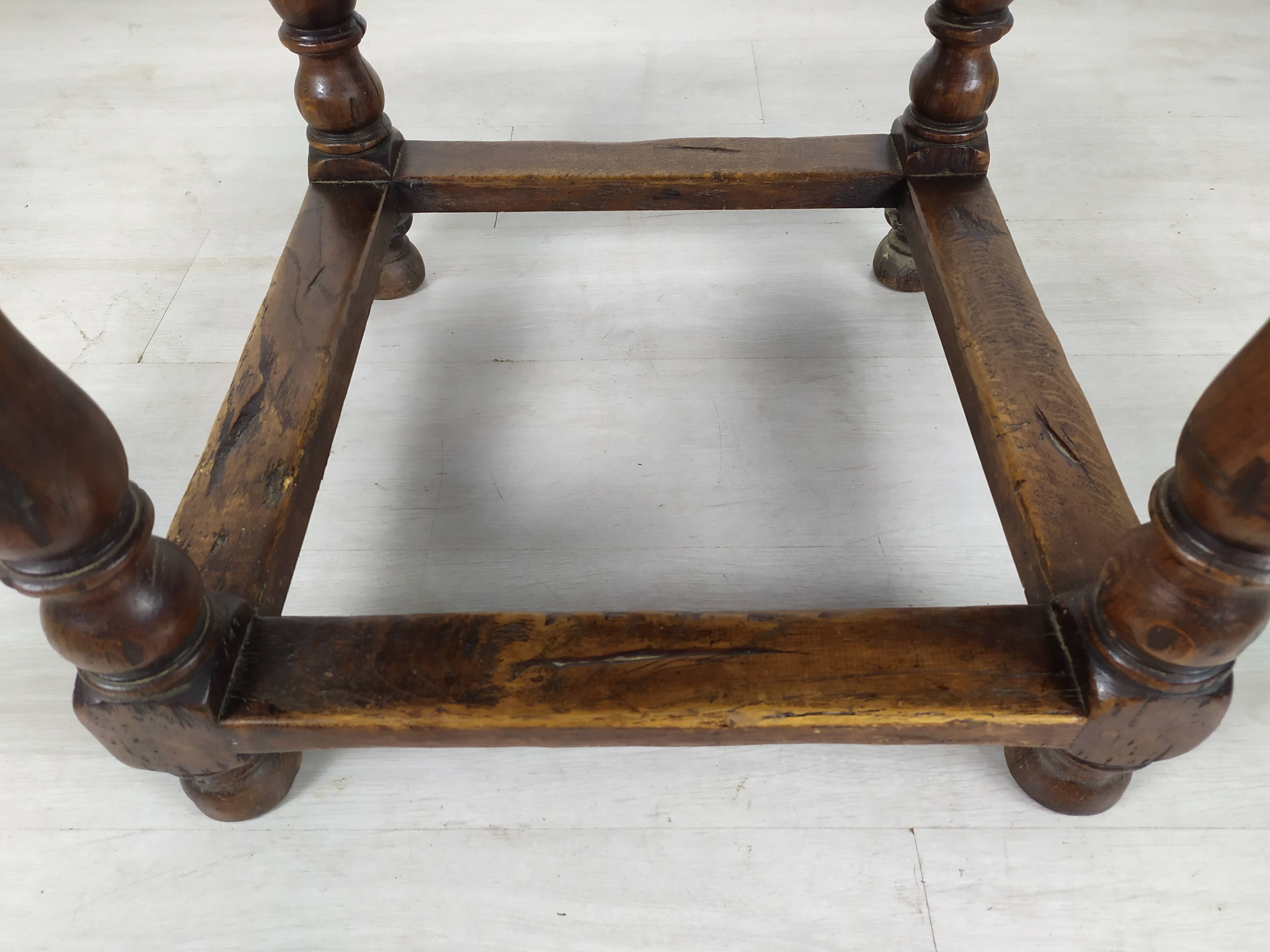 Rustic oak coffee table