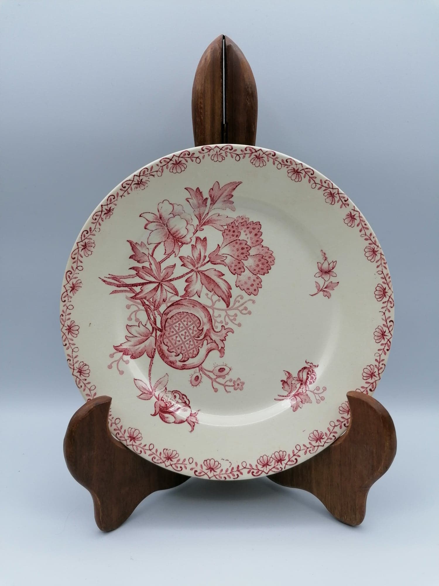 Set of 6 Alma Sarreguemines dessert plates