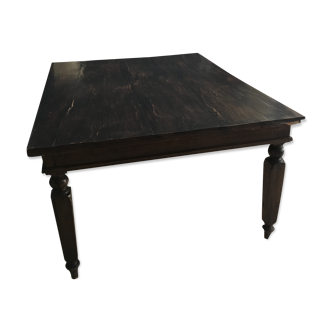 Solid wood dining table