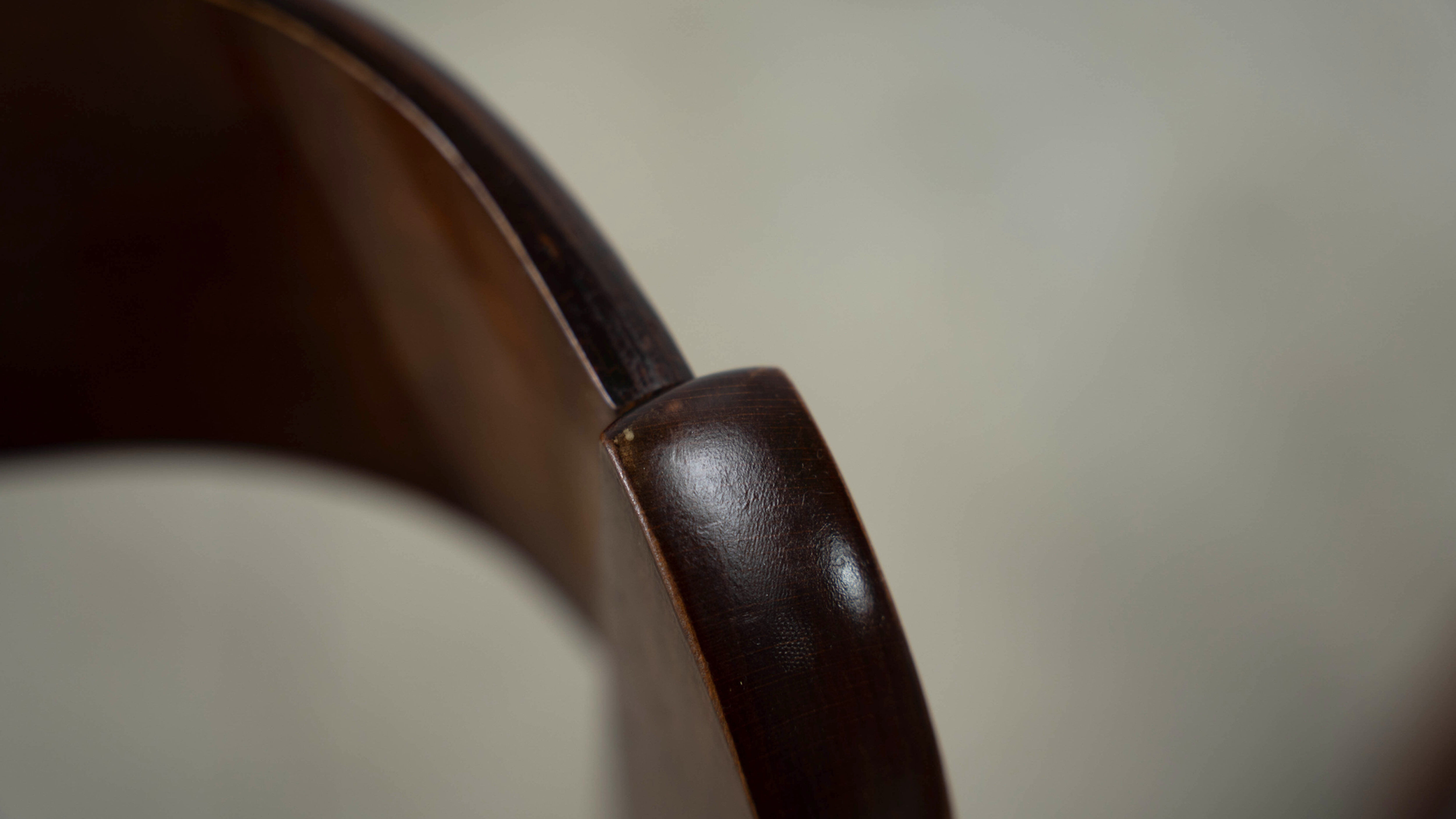 Set of six Italian dining chairs