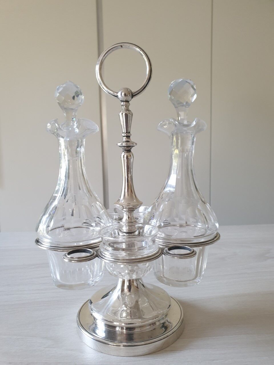 Table servant oil vinegar christofle