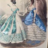 Engraving "Illustrated fashion" Anaïs Toudouze