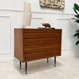 Teak chest of drawers