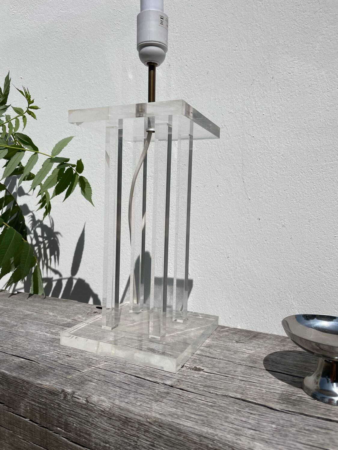 Plexiglas lamp 1970 David Lange