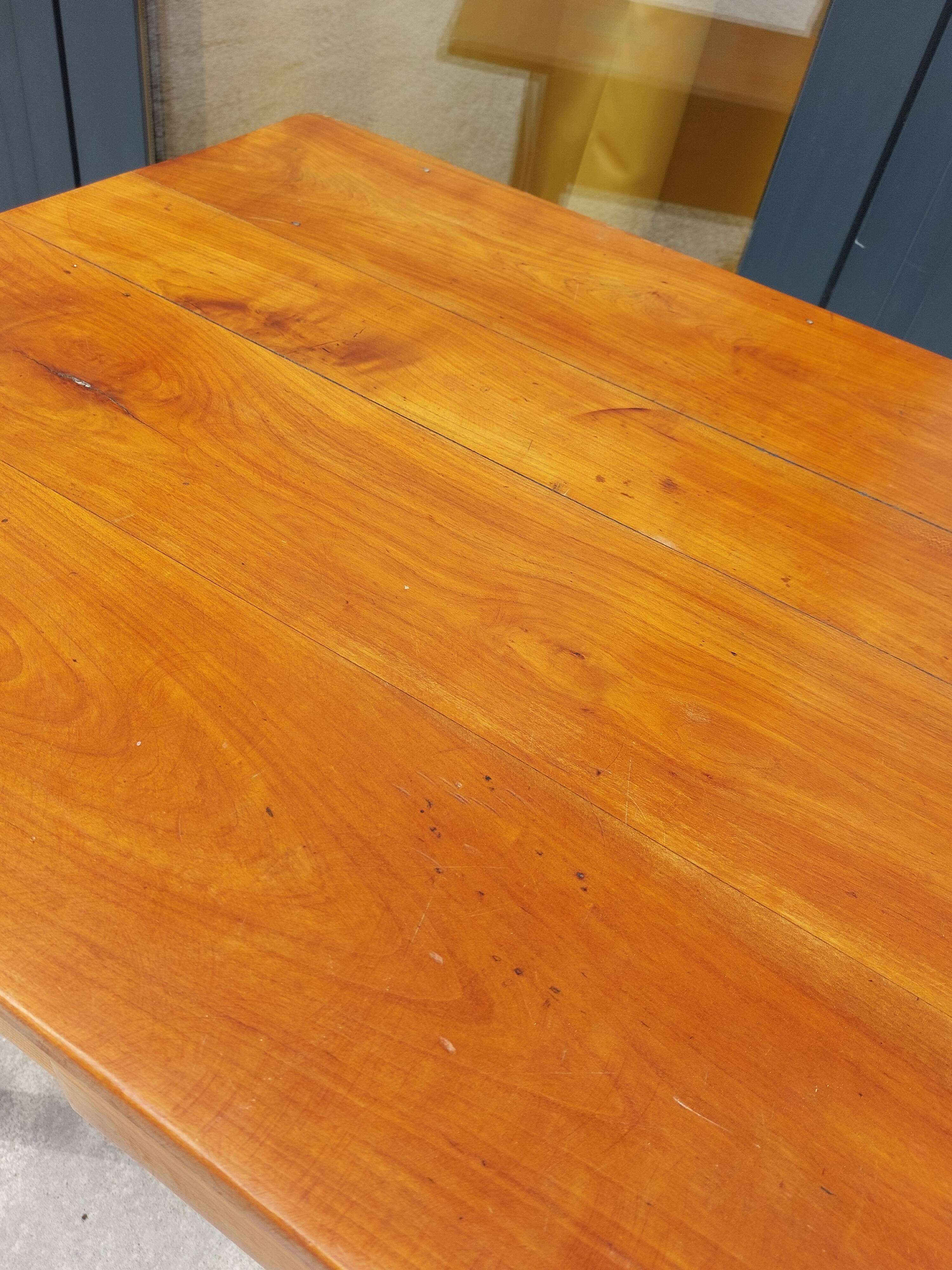 Cherry farm table 19th -1m50