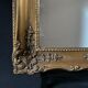 Miroir biseauté trumeau doré avec enfants 32x70cm