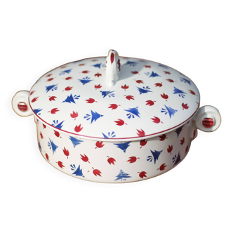 Soupière porcelaine VF Paris Annam, légumier porcelaine