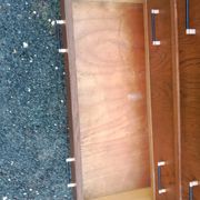 Commode vintage pieds compas