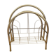 Mid-Century Brass Magazine Rack