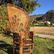 Emmanuelle adult peacock chair for the 70s